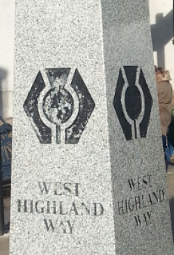 The start of the West Highland Way